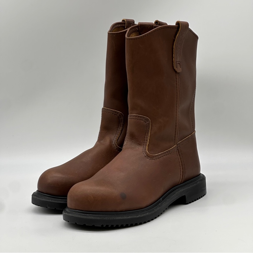 Red Wings Safety Toe Pull On Boot. Size 8 - Picture 4 of 11